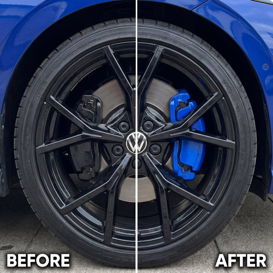 Alloy wheel refurbishment - Gloss black wheel refurbishment - Wickford