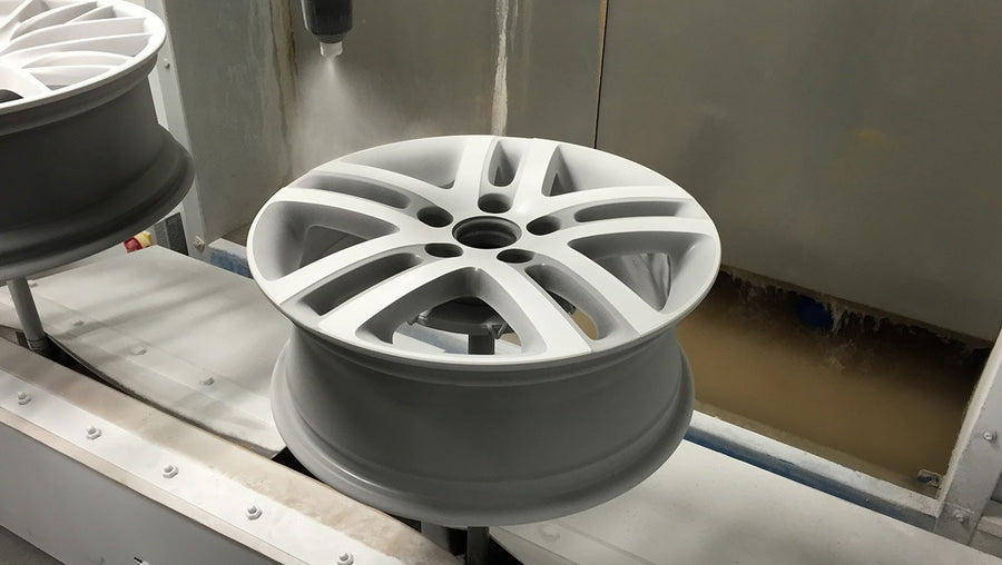 Alloy wheel refurbishment - Gloss black wheel refurbishment - Wickford